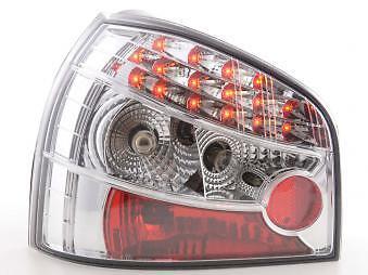 Coppia Set Fari Fanali Posteriori Tuning LED A3 (8L) 96-02 cromato