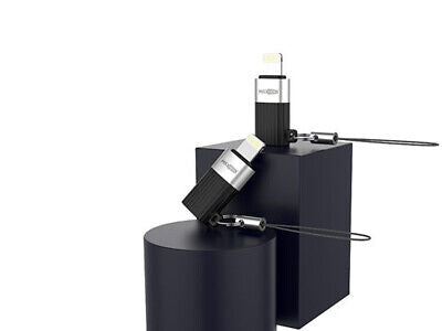 Adattatore Da Micro USB Femmina a Lightning Maschio Con Portachiave Incluso