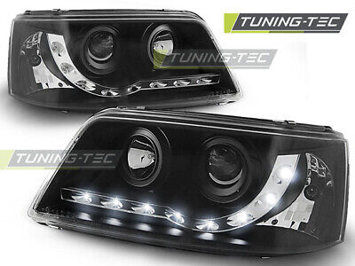 HEADLIGHTS DAYLIGHT BLACK fits T5 04.03-08.09