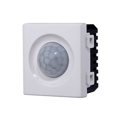 ETTROIT Sensore Movimento PIR Timer 2P 2M Colore Bianco Compatibile Con Bticino