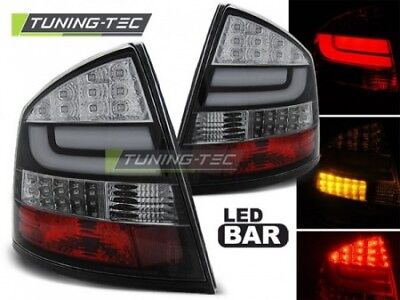 Faro Fanale Tuning OCTAVIA II SEDAN 04-12 Nero LED BAR