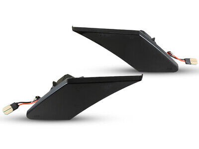 Kit Freccia Laterale a Led Side Marker Lente Nero Fume Luce Arancione Per  BRZ