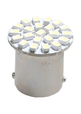 Blister 2x LED L051 BA15s G18 22xSMD3020 bianco