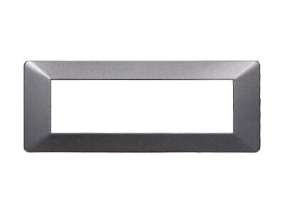 ETTROIT Placca Plastica Serie Starlight 7P Colore Acciaio Scuro Compatibile Con