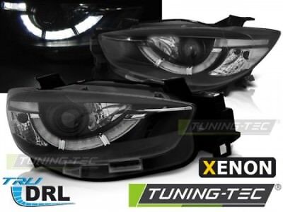 Coppia Fari Fanali Anteriori Tuning CX5 11-15 Nero TRUE XENON D4S+H1 AFS