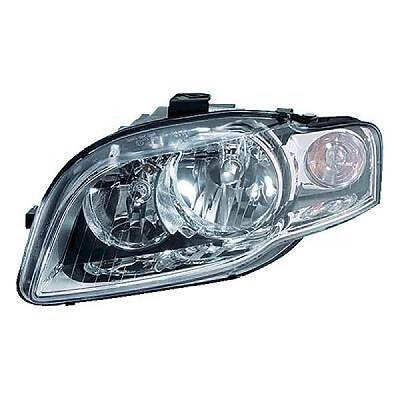 Faro fanale anteriore Sinistro A4 04- freccia bianca H7/H7 TYC con motorino