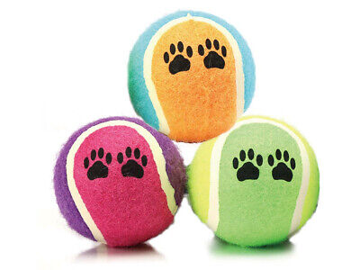 3 Pezzi Palla da Tennis Cane Giocattolo per Cani Animali Domestici <ul>