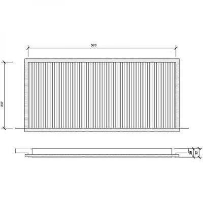 Filtro abitacolo al carbone attivo X5 05.00-12.06 LAND Range