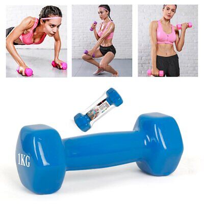 Ghisa Manubrio per Palestra Ricoperto di Gomma 1 Kg <ul><li>Manubri Rivestiti