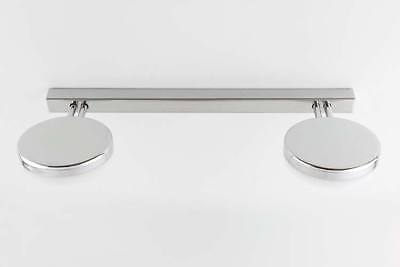 Lampada Led Modello GILDA S 8W 220V Acciao Cromo Con Vetro Diffusore Satinato