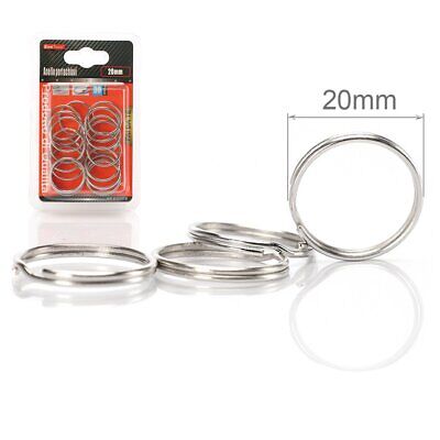 Kit 30 Pezzi Anelli Porta chiavi in Metallo - Diametro 20mm