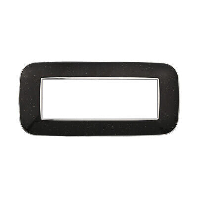 ETTROIT Placca Orbis Serie Moon 6P Colore Nero Brillante Compatibile Con