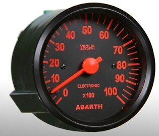 Manometro Strumento 80mm ROAD ITALIA 131 Contagiri RPM x100 Analogico