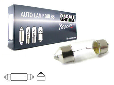 10 Pezzi Lampada Alogena T11 C5W 24V 5W 36mm Siluro Festoon SV8,5 <p