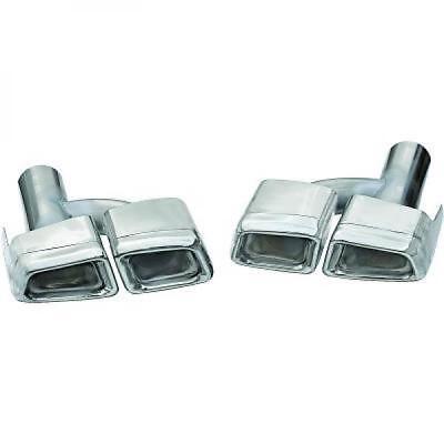 Doppio terminale scarico finale AMG E63 S63 ML63 sportivo TUNING doppio