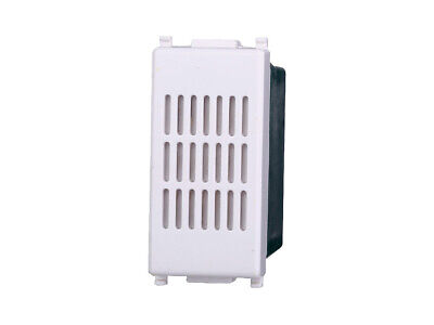 ETTROIT Suoneria 220V 6A Colore BIANCO Compatibile Con Vimar Plana