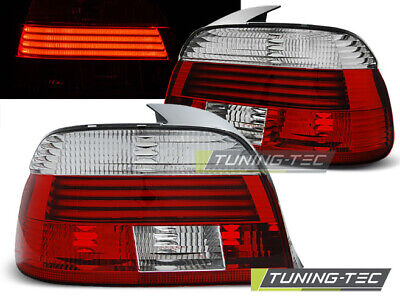 LED TAIL LIGHTS RED WHITE fits E39 09.00-06.03