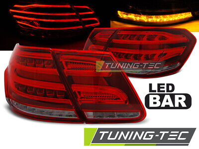 LED TAIL LIGHTS RED SMOKE fits MERCEDES W212 E-KLASA 09-13 with bulb P21
