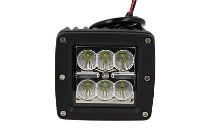 Fanale Luci Diurne A Led DRL Work Light Faro Da Lavoro Quadrato 12V 24V 24W