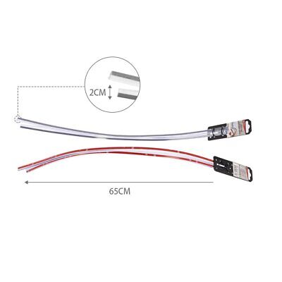 2 Pezzi Guarnizione Portiera Auto Universale 65cm X Trasparente Con Biadesivo