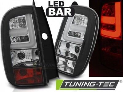 Coppia Fari Fanali Posteriori Tuning DUSTER 04.10- LED BAR Nero