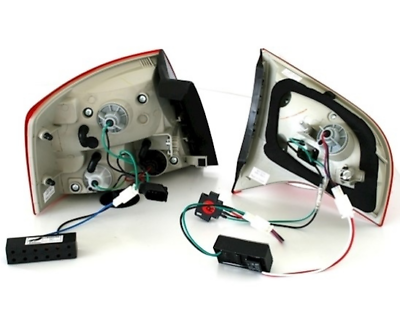 Coppia Fari Fanali Posteriori LED Tuning A4 B7 2004-2008 Avant Fume'