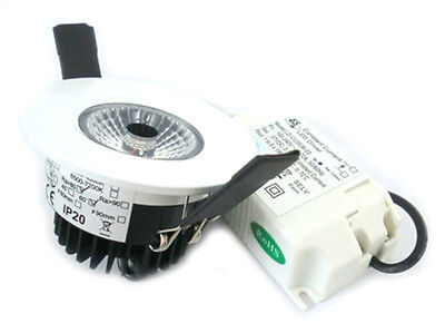 Faretto Led COB Da Incasso 10W Bianco Freddo 6200K Cornice Rotondo Foro 60mm