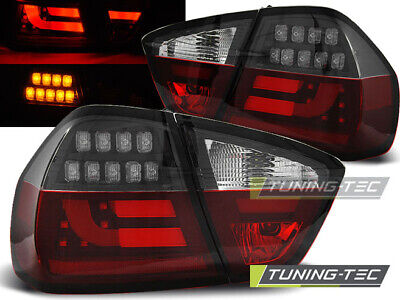 FANALI POSTERIORI LED BAR ROSSO BIANCO NERO per E90 03.05-08.08