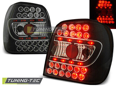 FANALI POSTERIORI A LED NERI per POLO 6N 10.94-09.99