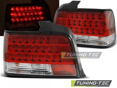 Faro Fanale Tuning E36 12.90-08.99 SEDAN Rosso/Bianco LED