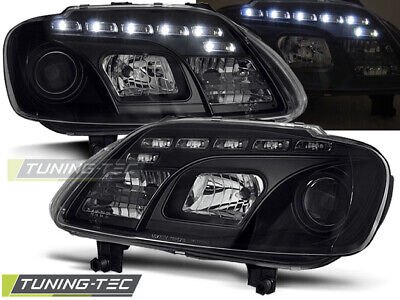 HEADLIGHTS DAYLIGHT BLACK fits TOURAN 02.03-10.06 / CADDY
