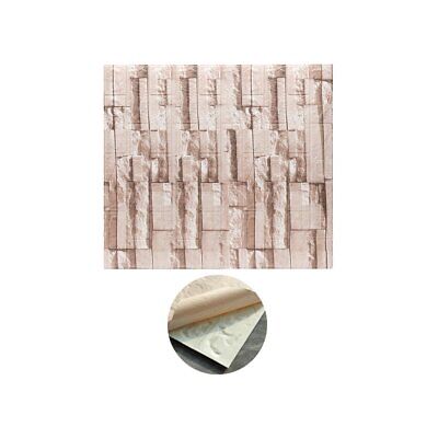 10 PZ Carta da Parati 3D Effetto Mattoni Pannelli Autoadesivi Per Pareti Muri