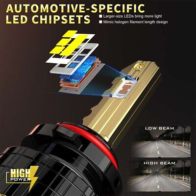 Kit Full Led Golden Key HIR2 9012 120W 12000 Lumen 12V 6500K IP68 4 Volte Piu