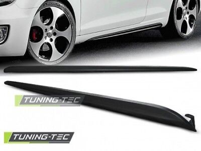 Coppia Set Kit Minigonne Laterali Tuning GOLF 6 GTI STYLE ABS da verniciare