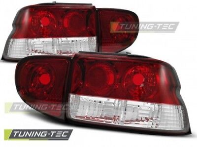 Coppia Set Fari Fanali Posteriori Tuning ESCORT MK6/7 93-00 Rosso/Bianco