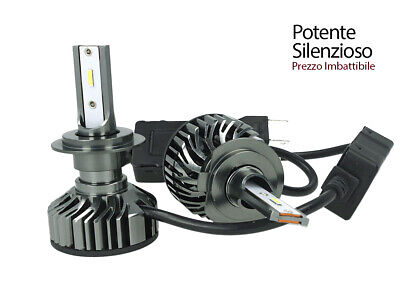 Kit Full Led Cob H7 26W Reale 12V Con Ventola Raffrenddamento Silenziosa