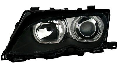 Angel Eyes Fari per 3er E46 Neri