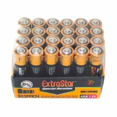 <ul><li>Pila Batteria R03 AAA Mini Stilo 1,5V 400mAh MN2400 Alcalina Extrastar