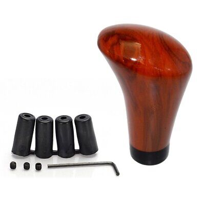 Autoricambi Pomello Leva Cambio 9cm, Universale in Effetto Legno per Automobili