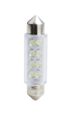 Lampada Led Diodo LED L924 C5W 41mm 24V 8LED 3mm bianco