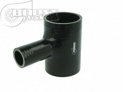 Adattatore a T in silicone 63.5 mm / 25 mm / nero