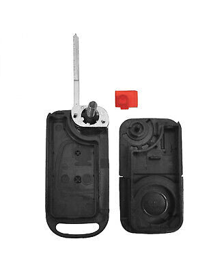 Guscio Chiave Telecomando 2 Tasti con Lama HU64 Batteria In Custodia Senza