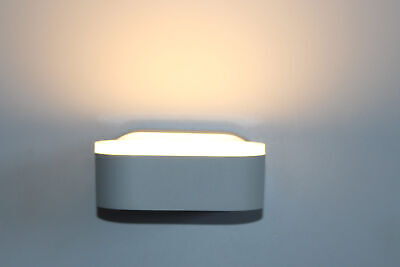 Applique Led Da Parete Dayna 6W Neutro 4000K Carcassa Bianca IP65 Ovale