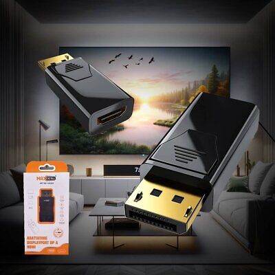 Adattatore Convertitore da DisplayPort a HDMI Alta Definizione Audio e Video
