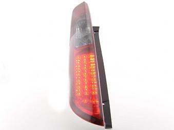 Coppia Fari Fanali Posteriori Tuning LED Focus 2 5 porte 04-08 rosso/nero