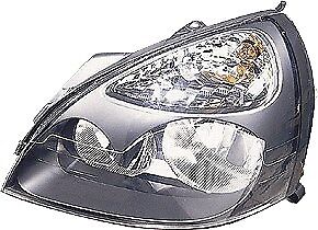 Faro fanale anteriore destro CLIO 2001-2003 struttura nera HELLA H7+H1 p
