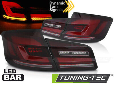 LED BAR SEQ TAIL LIGHTS RED SMOKE fits F10 10-16