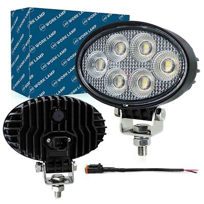 Faro Led da Lavoro Work Light Lampada Supplementare Ovale 4'' 24W 2500LM 12V