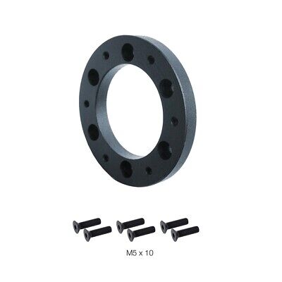 Adattatore mozzo volante Alluminio nero doppia foratura