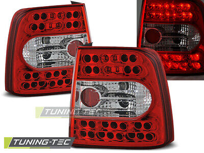 FANALI POSTERIORI A LED ROSSO BIANCO per PASSAT B5 11.96-08.00 SEDAN